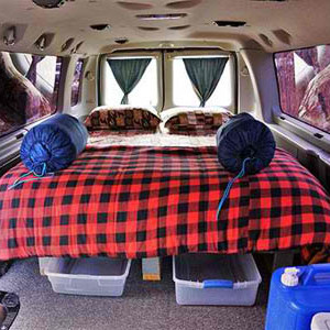 ACA Campervan – 2 Berth – bedroom