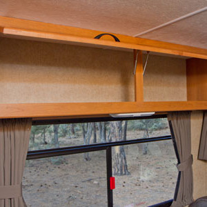 CA Large Motorhome – 7 Berth – cabinet storage