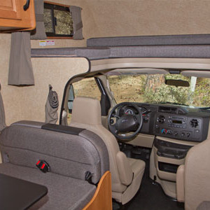 CA Large Motorhome – 7 Berth – drivers cabin