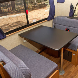 CA Standard Motorhome – 5 Berth – table