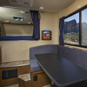 CA Truck Camper – 3 Berth – table