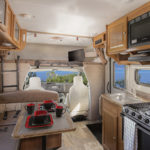 El Monte Cabover Style C22 RV – 5 Berth – interior frontview