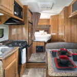 El Monte Cabover Style C22 RV – 5 Berth – interior rearview