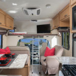 El Monte Cabover Style C25 RV – 5 Berth – interior frontview