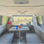 ES Campervans Mesa – 5 Berth-Foldaway in-van table + benches