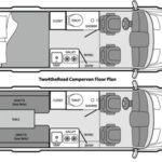 NA Two4theRoad Campervan – 2 Berth – layout