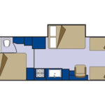 CanaDream Run of Fleet – 4 Berth-mhb-night-layout