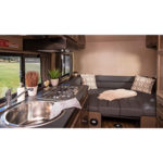 CA Compact Plus Motorhome – 4 Berth-kitchen-bed