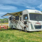 RB Class A 30-32 Motorhome – 6 Berth-camping-table-and-chairs