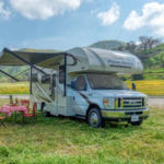 RB Class C 23-25 Motorhome – 5 Berth-camping-table-and-chairs