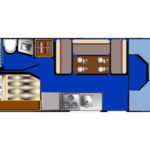 RB Class C 23-25 Motorhome – 5 Berth-day-layout