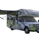 RB Class C 23-25 Motorhome - 5 Berth-external-front-awning-open