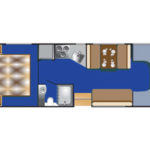 RB Class C 29-31 Motorhome – 7 Berth-day-layout