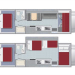 El Monte Class C Family Sleeper FS RV – 7 Berth-layout