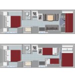 El Monte Class C Large RV – 6 Berth – layout