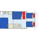 canadream-compact-motorhome-6-berth-night-layout