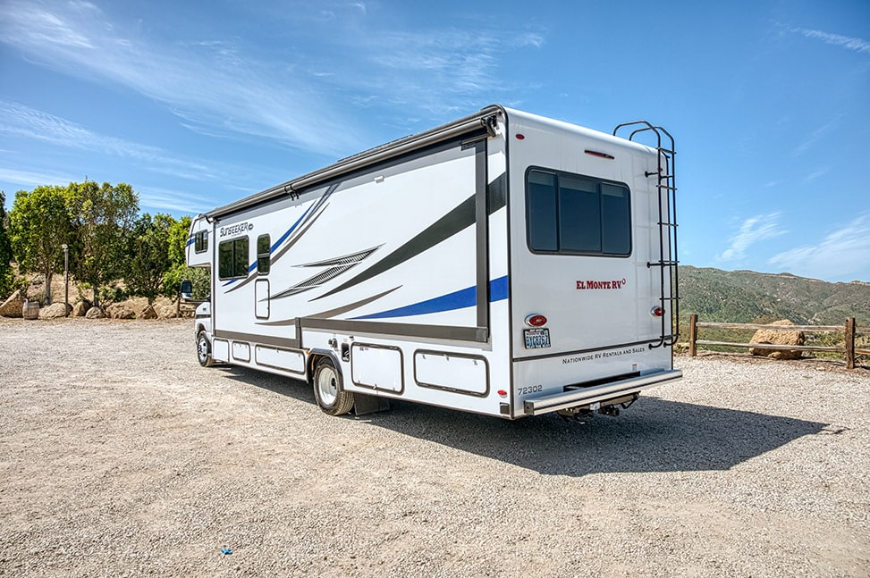 El Monte RV C Family Sleeper-Exterior_rear_slideout_closed