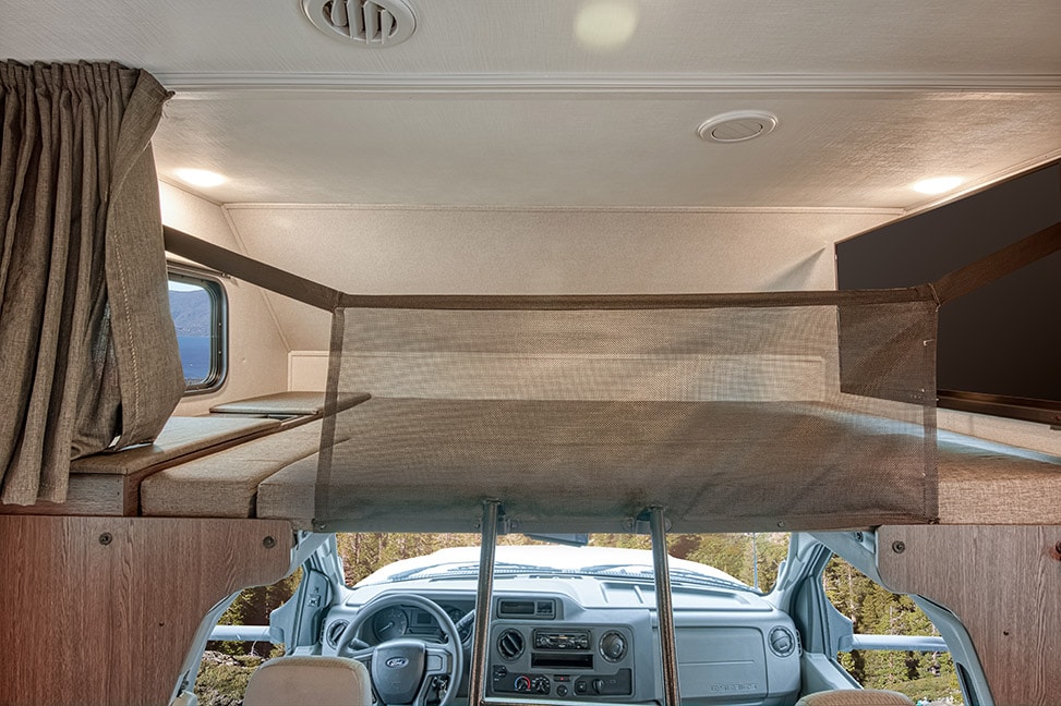 El Monte RV C Family Sleeper-Interior_over_cab_guard