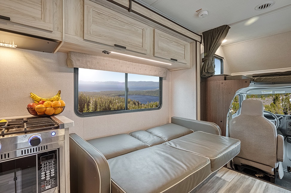 El Monte RV C Family Sleeper-Interior_sleeper_couch_open