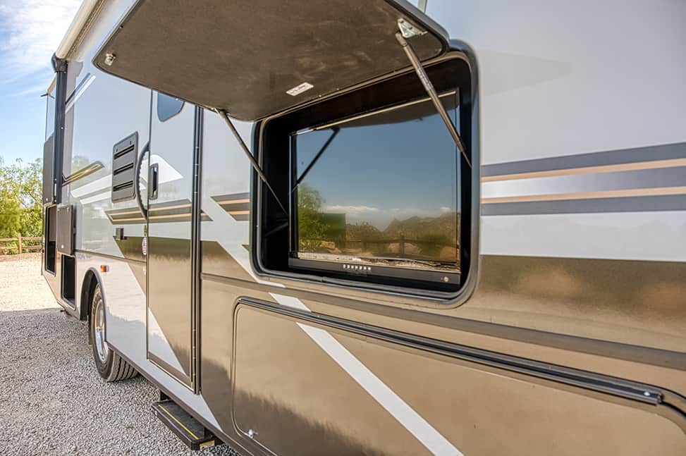 El Monte RV Class A Family Sleeper-Family_Sleeper_AF_Exterior_outside_tv