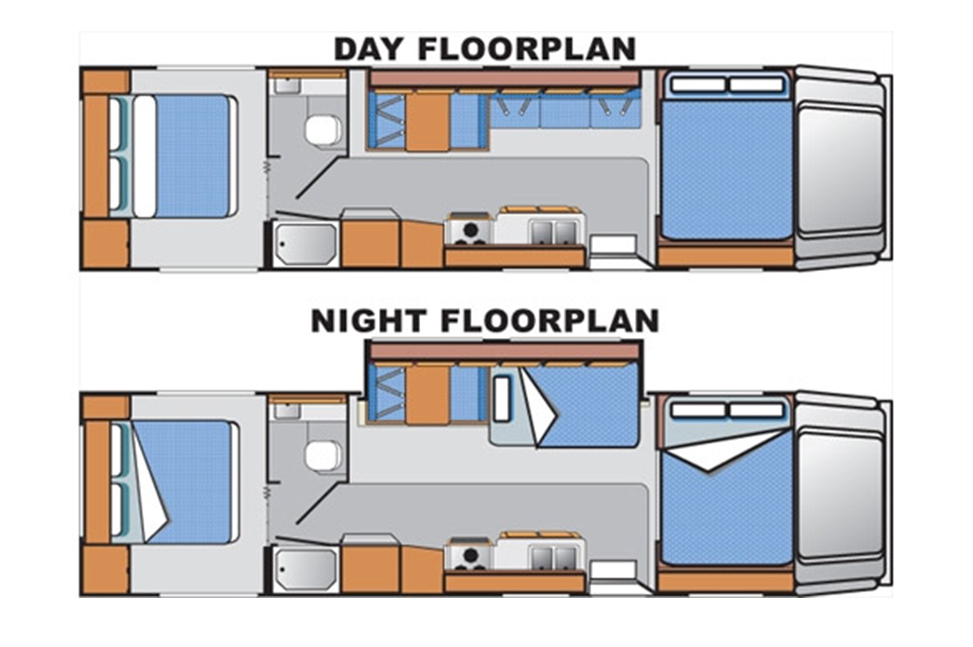 El Monte RV Class C Family Sleeper-Floor-Plan