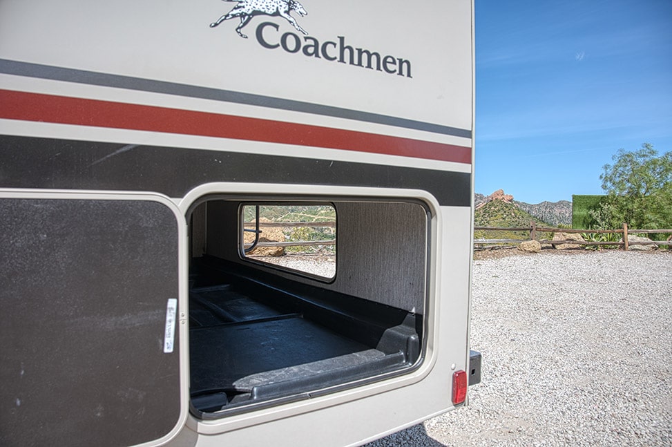 El Monte RV Class C Large-Exterior_cargo_storage