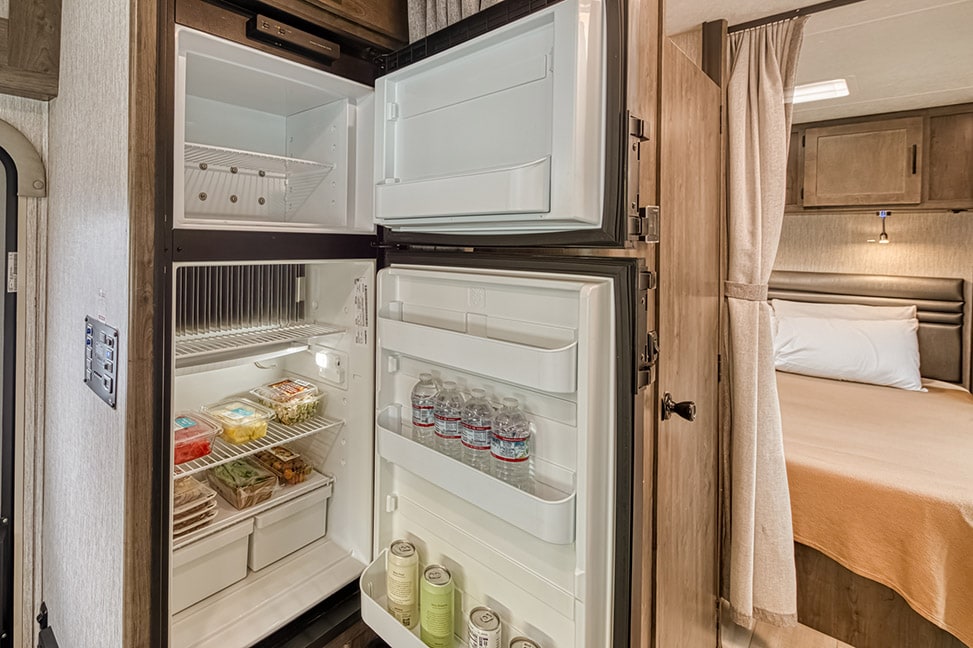 El Monte RV Class C Large-Interior_refrigerator_open