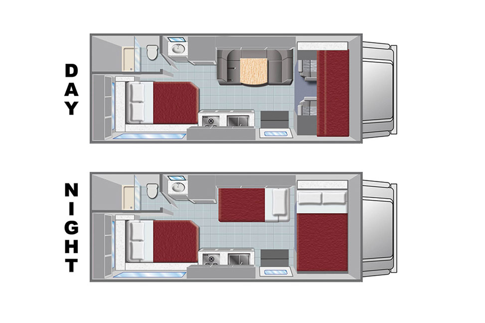 El Monte RV Class C Small-Floorplan