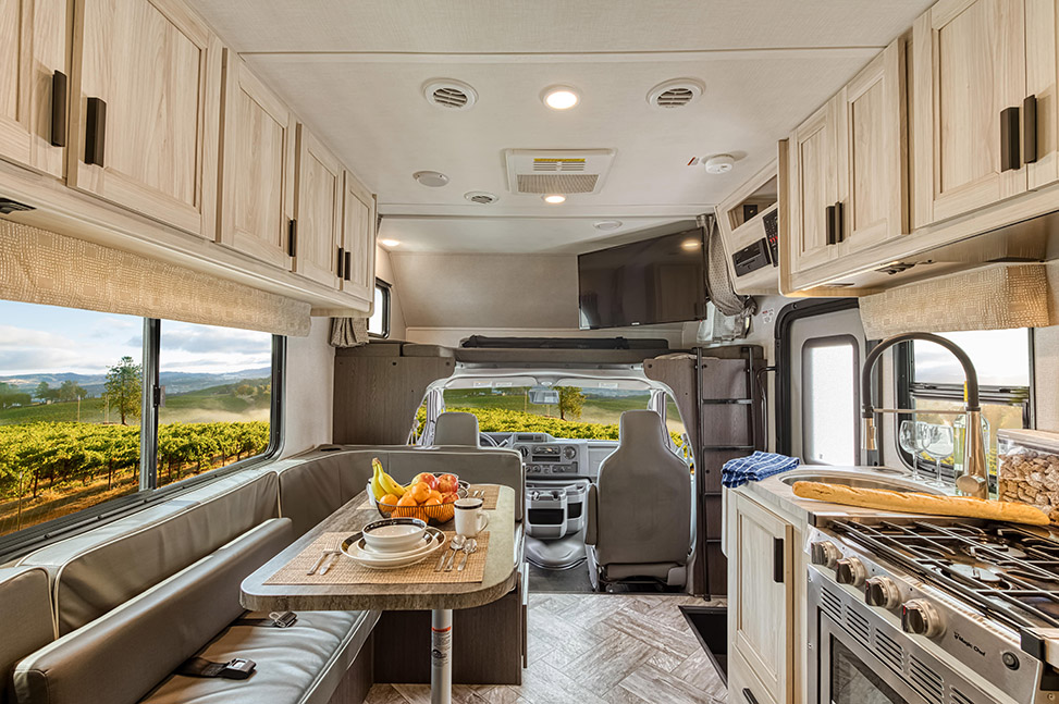 El Monte RV Class C Small-Interior_forward_facing