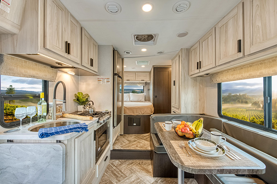 El Monte RV Class C Small-Interior_rear_facing
