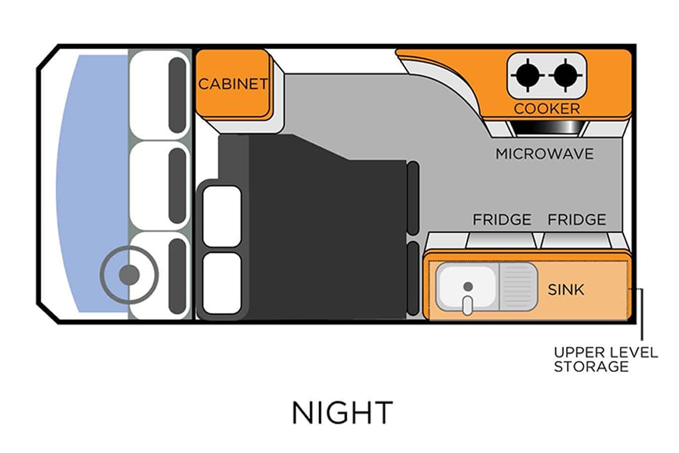 Hi5-Campervan-USA-Night-Layout-Bottom-Double-Bed