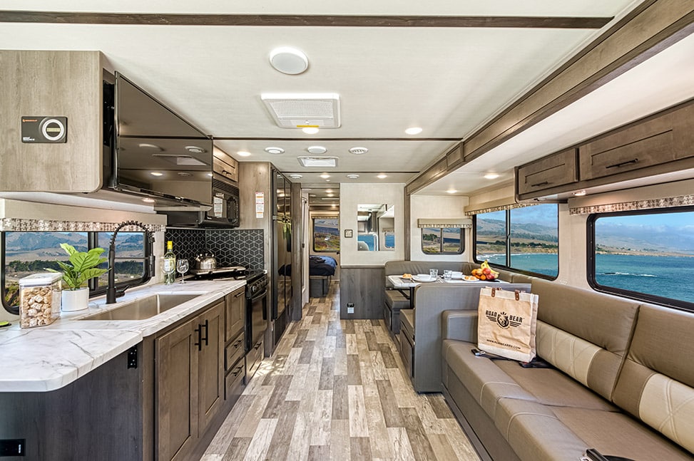 Road Bear RV Class A 30-32' With Slide-Out-Interior_.rear_facingjpg