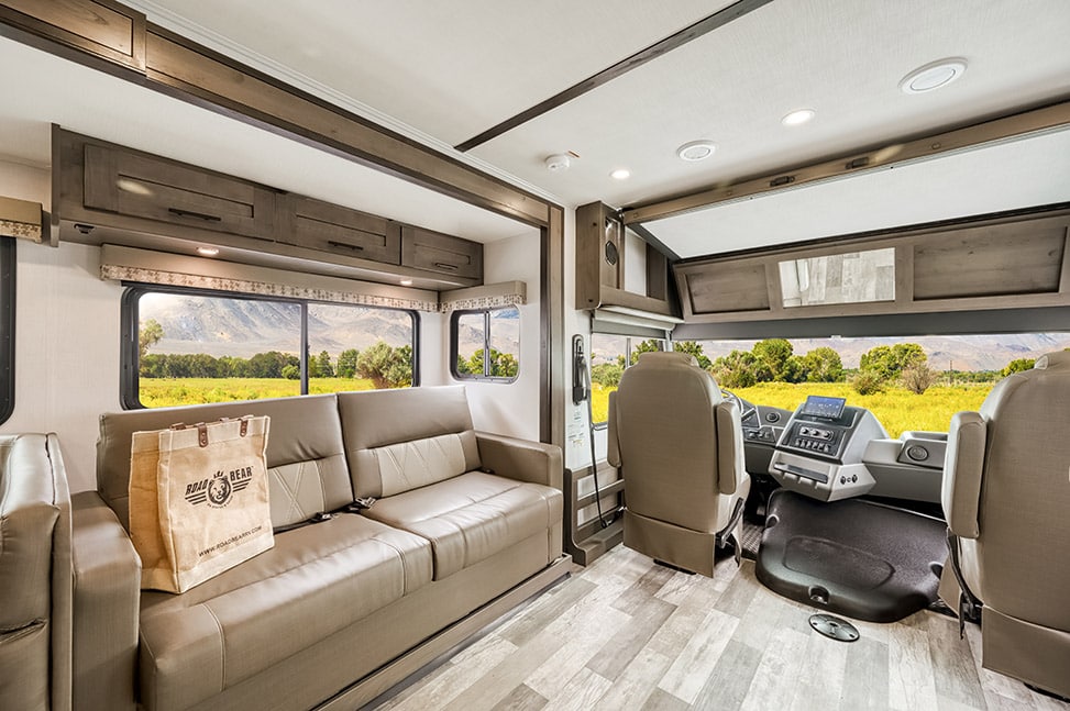 Road Bear RV Class A 30-32' With Slide-Out-Interior_front_couch