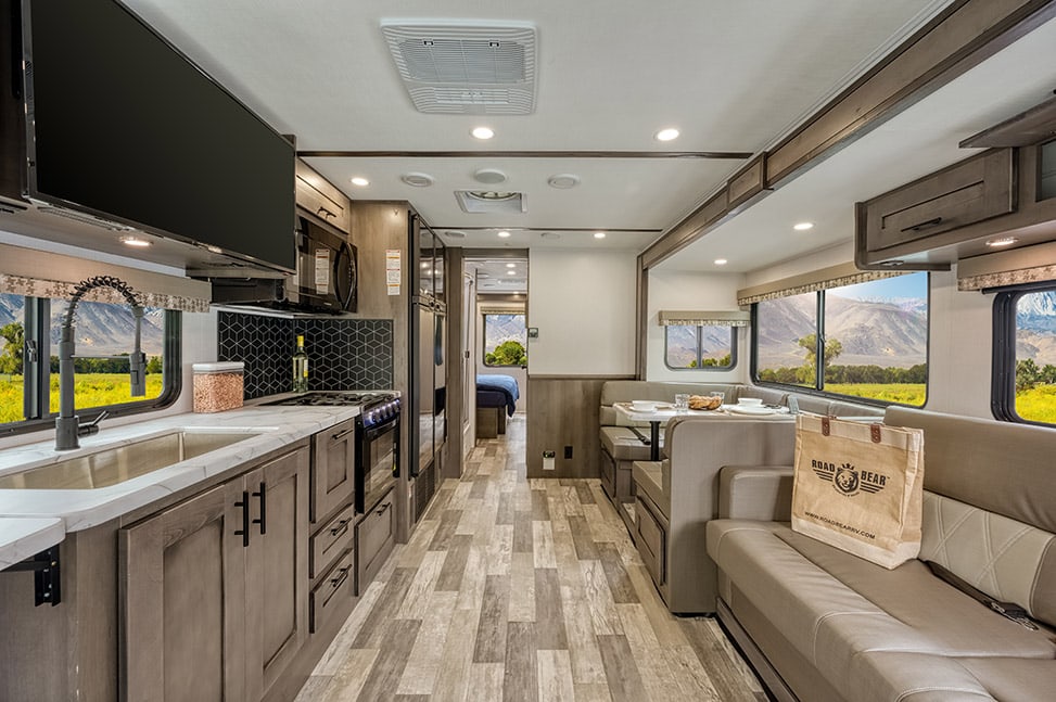 Road Bear RV Class A 30-32' With Slide-Out-Interior_rear_facing_view