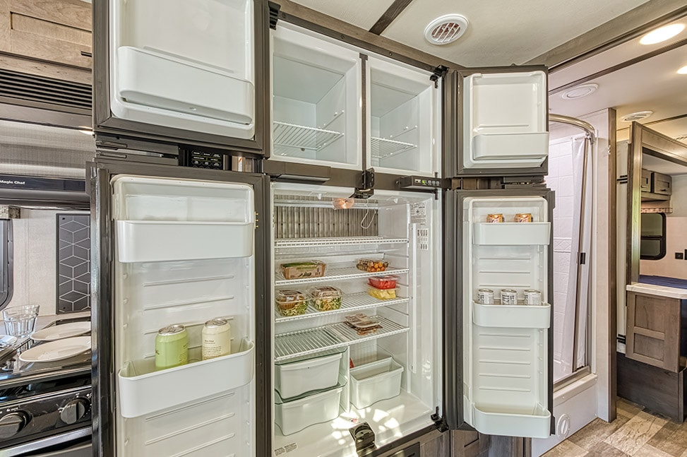 Road Bear RV Class A 30-32' With Slide-Out-Interior_refrigerator_open