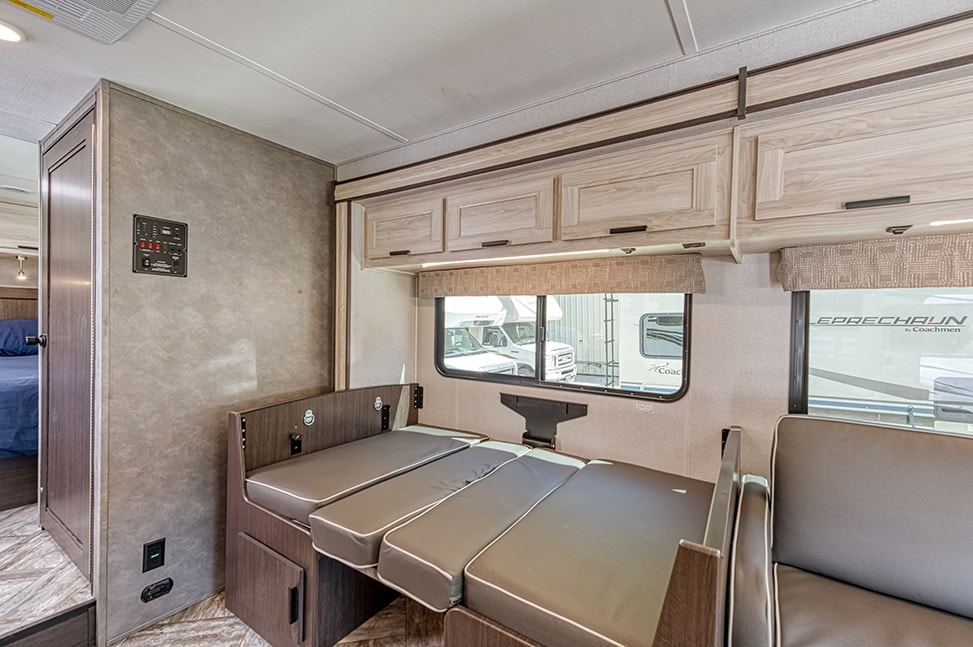 Road Bear RV Class C 29-31' With Slide-Out-Interior_dining_table_into_bed