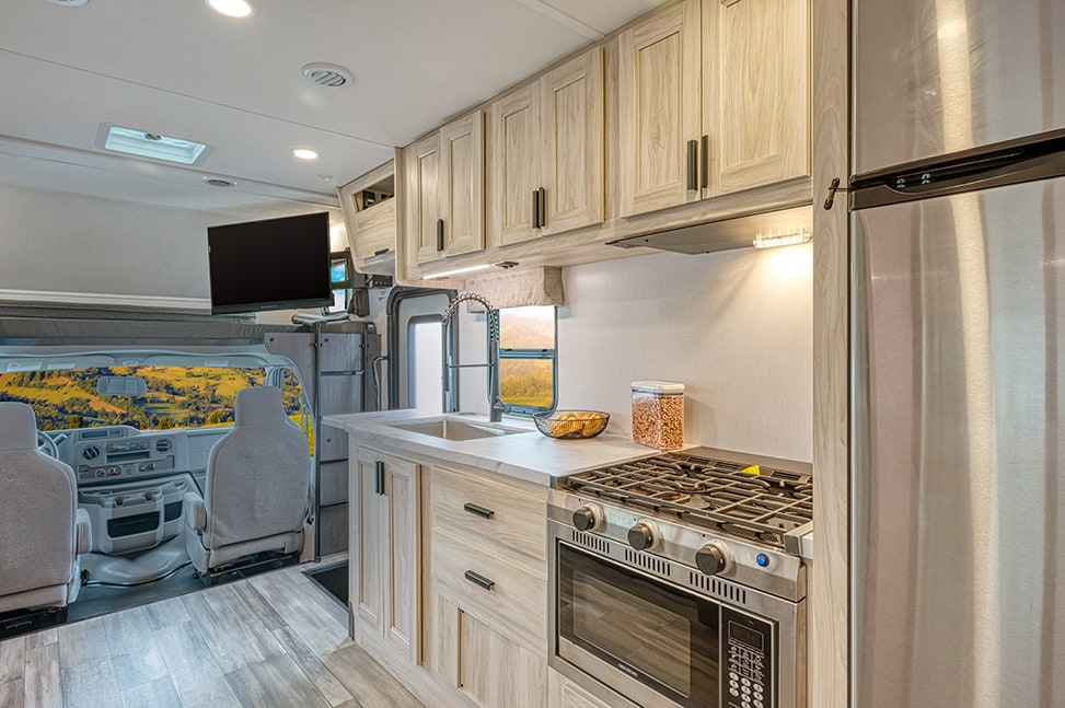 Road Bear RV Class C 29-31' With Slide-Out-Interior_forward_kitchen