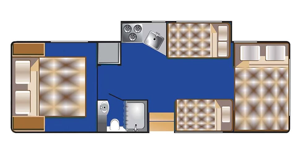 Road Bear RV Class C 29-31' With Slide-Out-Layout2