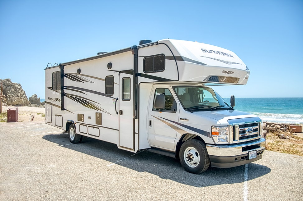 Road Bear RV Class C 29-31' With Slide-Out-exterior_front_awning_closed