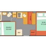 CS 20 Motorhome – 4 Berth-floorplan