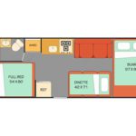 CS 23 Motorhome – 6 Berth-floorplan-night