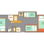 CS 28 Motorhome – 6 Berth-floorplan-night