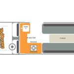 TA Beeva Campervan – 2 Berth-Day-Layout