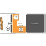 TA Beeva Campervan – 2 Berth-Night-Layout